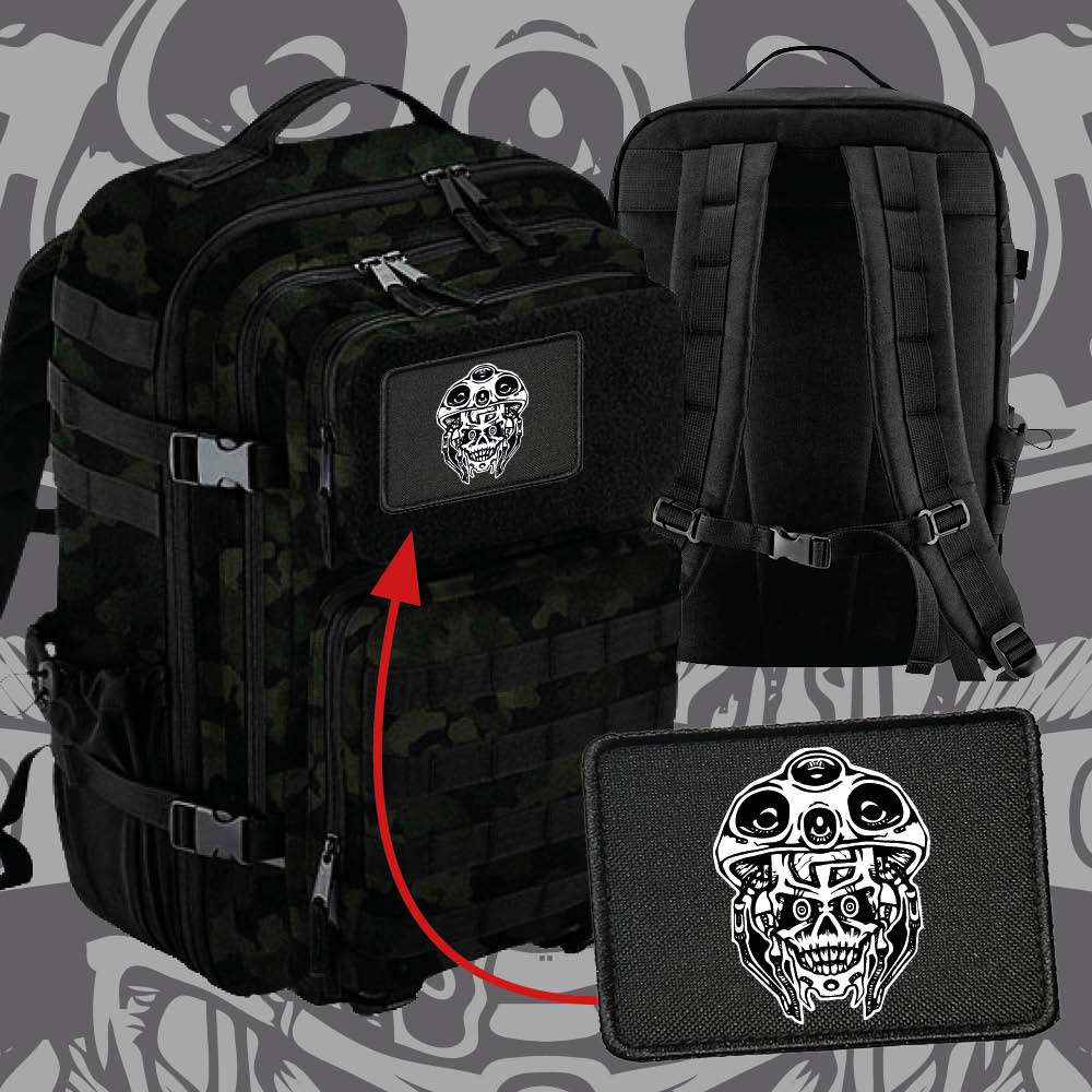 Batoh s vyměnitelnými patchemi 35L